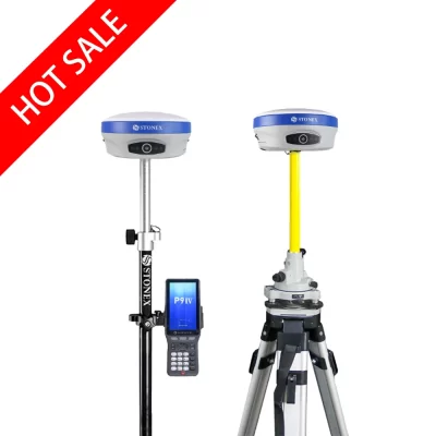 Stonex S900A/S9II/S900 GPS GNSS RTK Topografia terrestre, bateria removível, rádio embutido com função IMU, idioma selecionável
