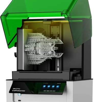 Uniformation GK3 Pro Resina Impressora 3D 16K HD LCD COB Fonte de luz com sistema de aquecimento inteligente e impressão de aplicativos e sistema de alimentação automática