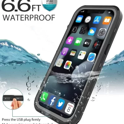 Full Sealed Clear IP68 Waterproof Case For iPhone 16 15 14 Plus 13 12 11 Pro Max Mini XS XR X Shockproof Cover Screen Protector