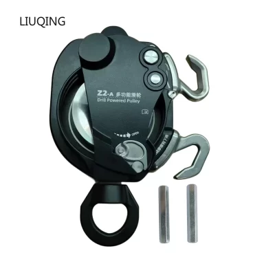 Dispositivo elétrico multifuncional de descida de polia Awah Z2-A para resgate/escalada em rocha, levantar/bateria inferior ou pessoal