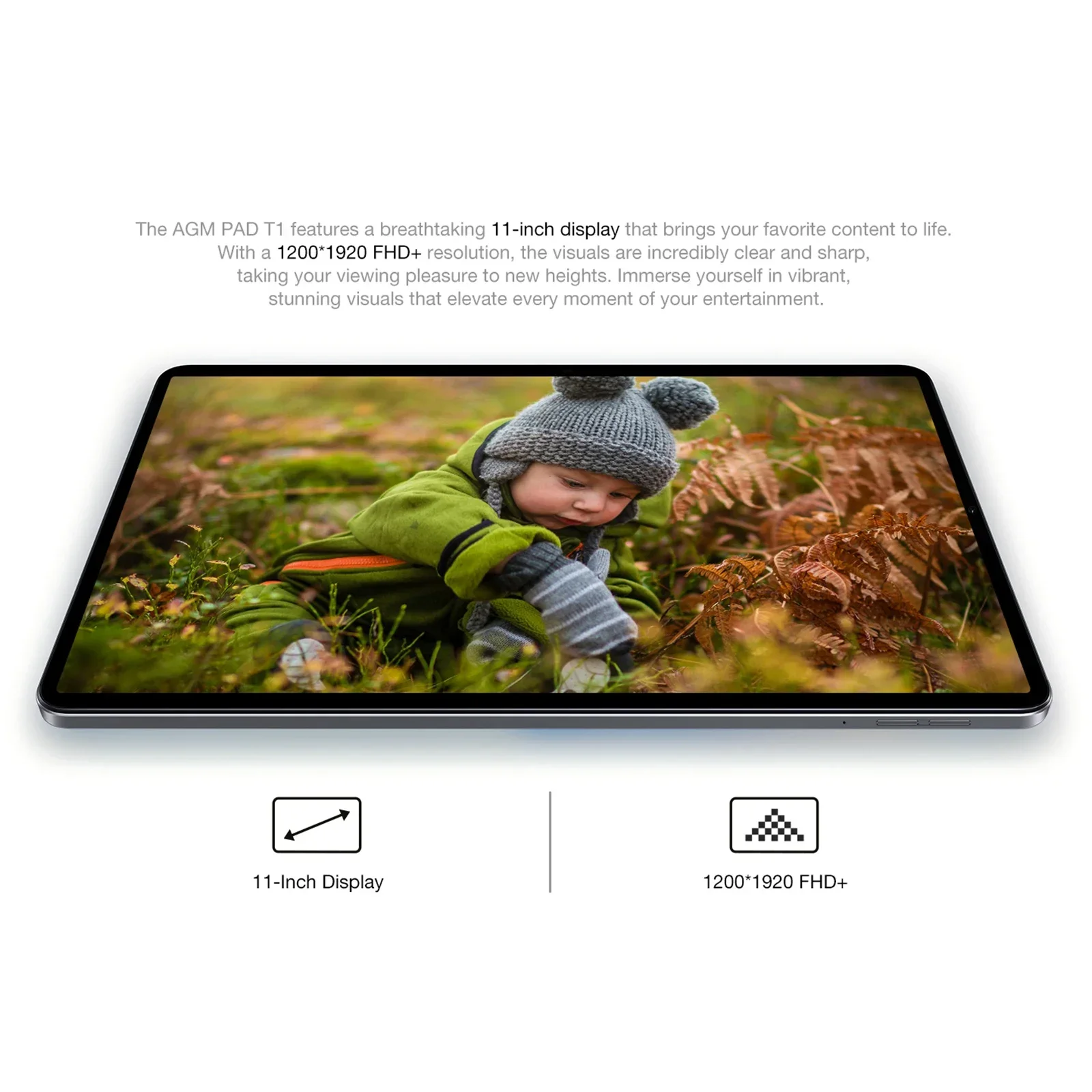 AGM PAD T1 Tablet 10.95 polegadas 1200*1920 FHD + Tela 8(4 + 4)GB RAM 128GB ROM 4G LTE Android 14 Unisoc T606 Tablets Widevine L1 - Image 5