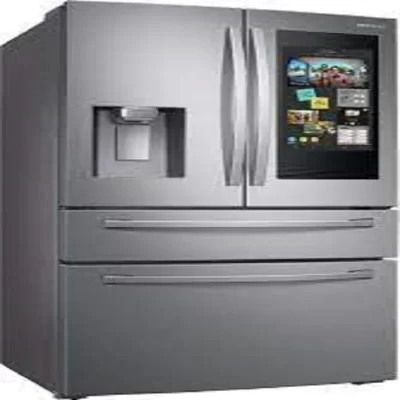 Authentic Smart 28 cu. ft. 4-Door French Door Refrigerator with 21.5 Touch Screen Family Hub in Stainless Steel