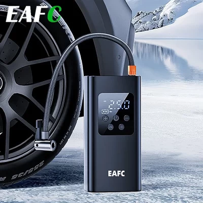 EAFC 150PSI Wireless Tire Inflator Digital Cordless Car Tyre Inflator For Motocycle Bicycle Balls Portable Compressor Air Pump