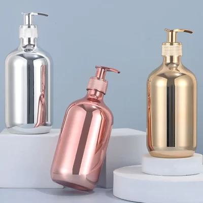 500ml dispensadores de sabão do banheiro recarregável loção shampoo chuveiro gel titular portátil dispensador viagem vazio bomba banho garrafa