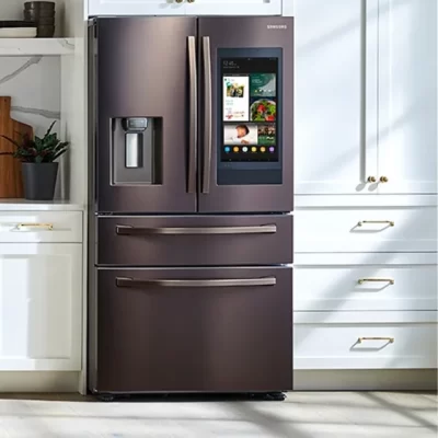 28 cu ft 4 door french door refrigerator with touch screen Stainless Steel
