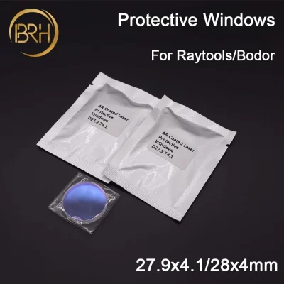 Raytools/Bodor Fiber Laser Protective Lens/Glass 1064nm 27.9*4.1/28*4mm For Raytools Bodor Fiber Laser Cutting Machine