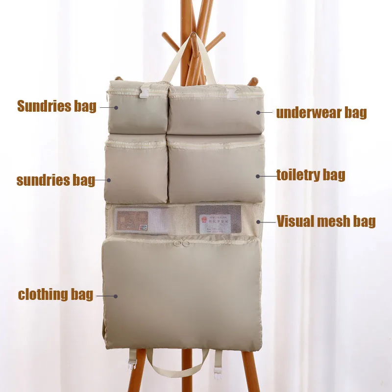 Folding Travel Storage Bags Portable Clothing Storage Bag Clothes Underwear Sorting Bag Home Organizer Pack Luggage Accessories - Image 4