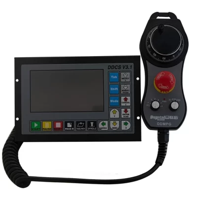Digital dream ddcs v3.1 controlador cnc 3/4 eixos offline gerador de pulso manual para perfuração fresadora controle de ferramenta