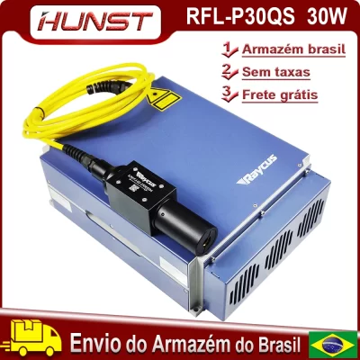 Hunst raycus 30w 50w q-switched fonte de laser de fibra de pulso conector protetor de saída para máquina a laser yag RFL-P30QS/RFL-P50QB