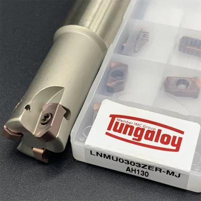 10 peças LNMU0303ZER-MJ ah725 ah130 ly7010 ly8020 inserção de fresagem 1 peça suporte lnmu03 torno cnc ferramenta de torneamento fresa indexável