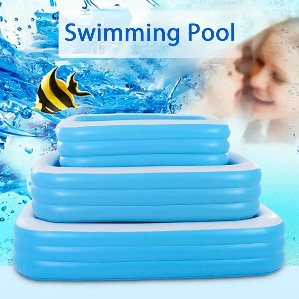 2.6M/2M Swimming Pool Large Pools for Family Inflatable Framed Removable Bathtub Kids Beach Ourdoor Game Indoor for Cottages - Image 4