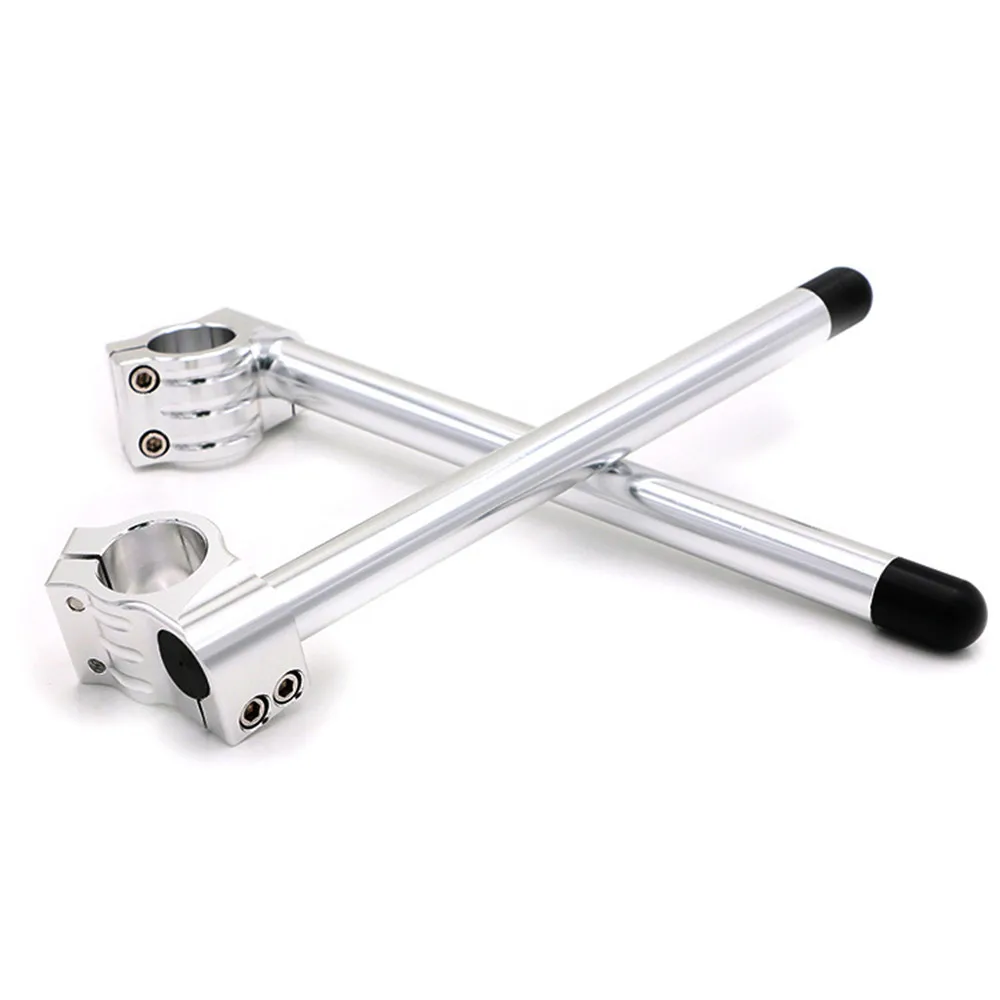Clip-On moto guidão, garfo tubo, CNC volante, café Racer Bars, 22mm, se Fits 31mm, 32mm, 33mm, 35mm, 36mm, 37mm, 39mm, 41, 43, 50, 51mm - Image 4