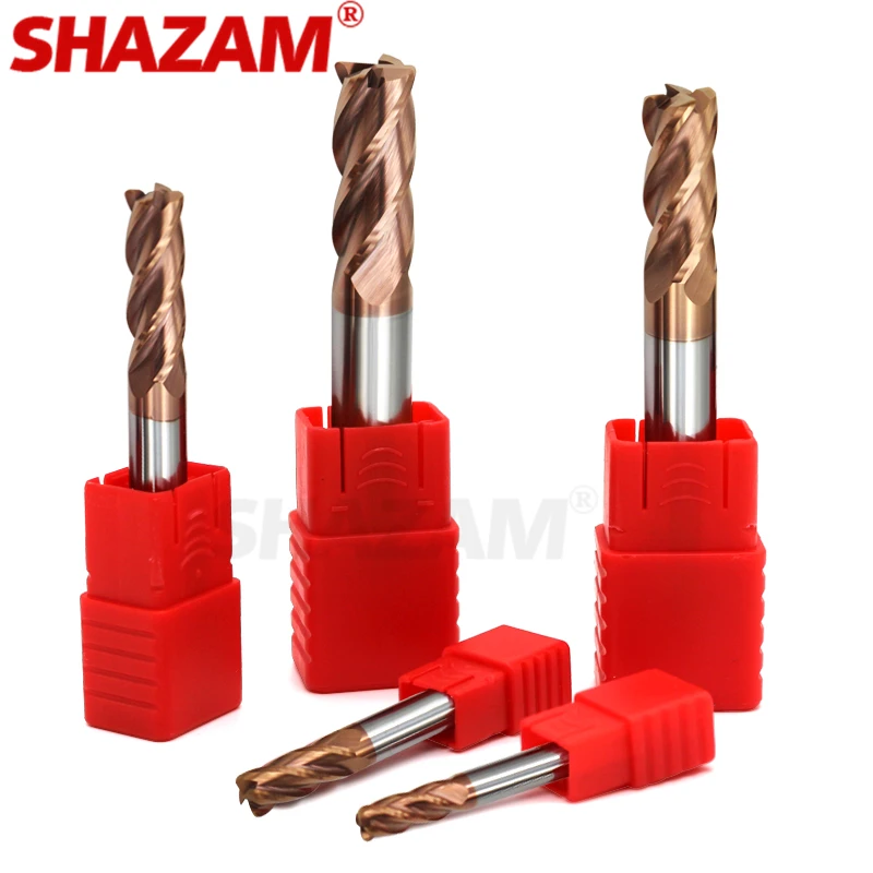 Milling Cutter Alloy Coating Carbide Steel Tool Cnc Hrc55 Corner Roughing Metal Milling Cutter Kit Top Milling Machine Endmil