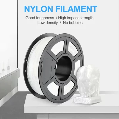 PLA Nylon 3D Printer Filament High Tensile Strength Nylon Filament 1.75mm 1KG/500g/250g Good Flexibility 3D Printing Material