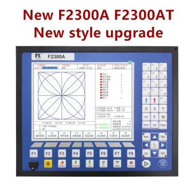 Novo sistema operacional cnc f2300a f2300at chama plasma pórtico máquina de corte controlador cnc chama desktop 2300a