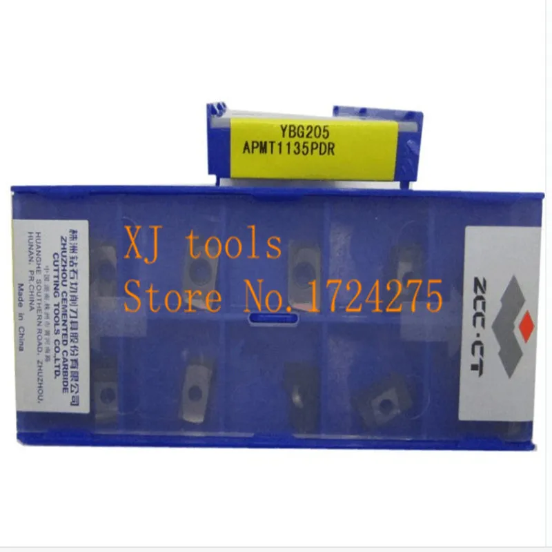 APMT1135PDR APMT 160408 PDER YBG202 YBG205 YBG302 100% Original ZCC.CT APMT1135 APMT1604 Inserção de Carboneto - Image 3
