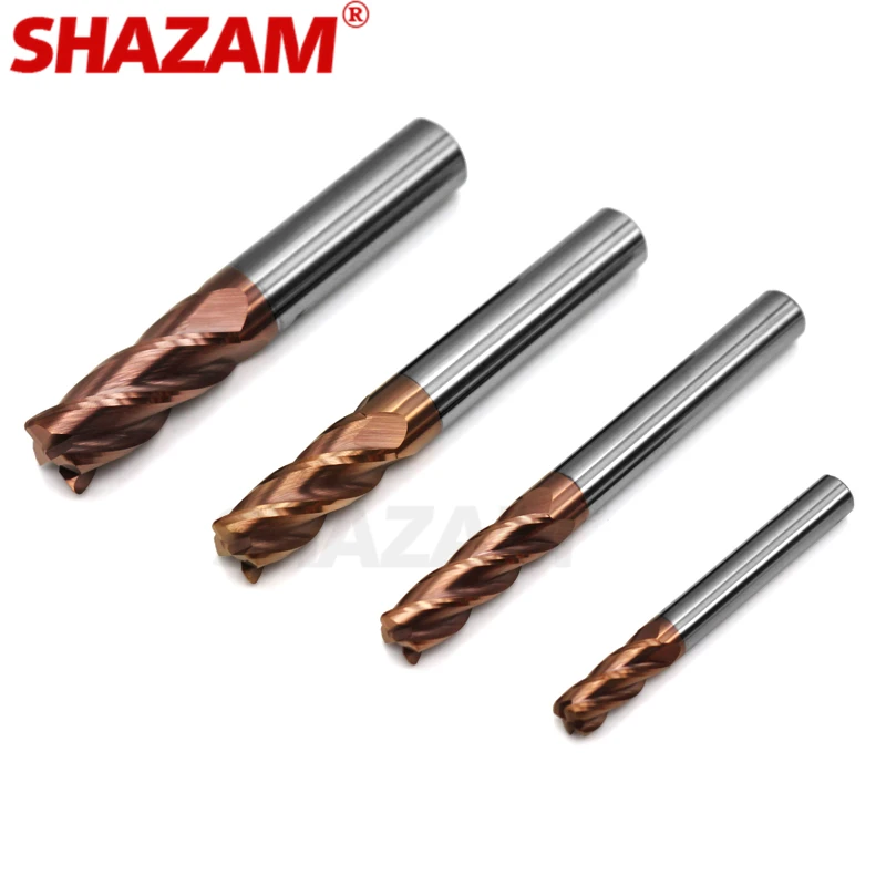 Milling Cutter Alloy Coating Carbide Steel Tool Cnc Hrc55 Corner Roughing Metal Milling Cutter Kit Top Milling Machine Endmil - Image 4
