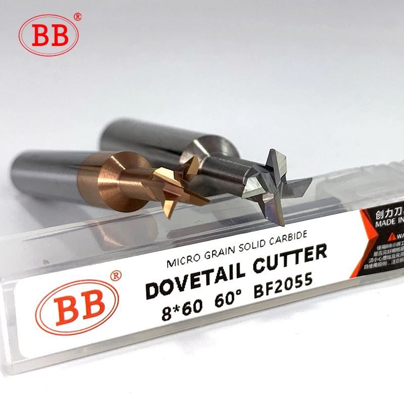 BB Carbide Dovetail Milling Cutter CNC Tool 30 45 60 75 90 120 Degree Tungsten Steel Machining Tool for Metal End Mill 1mm-20mm - Image 6