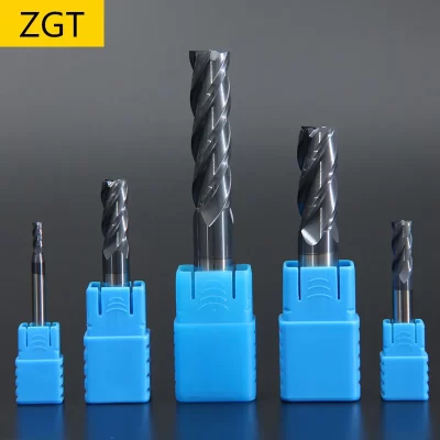 1PC High Quality Cnc Endmill HRC50 4 Flute Metal Cutter 1mm 2mm 3mm 4mm 6mm 8mm 10mm 12mm Alloy Carbide Milling Cutter End Mill