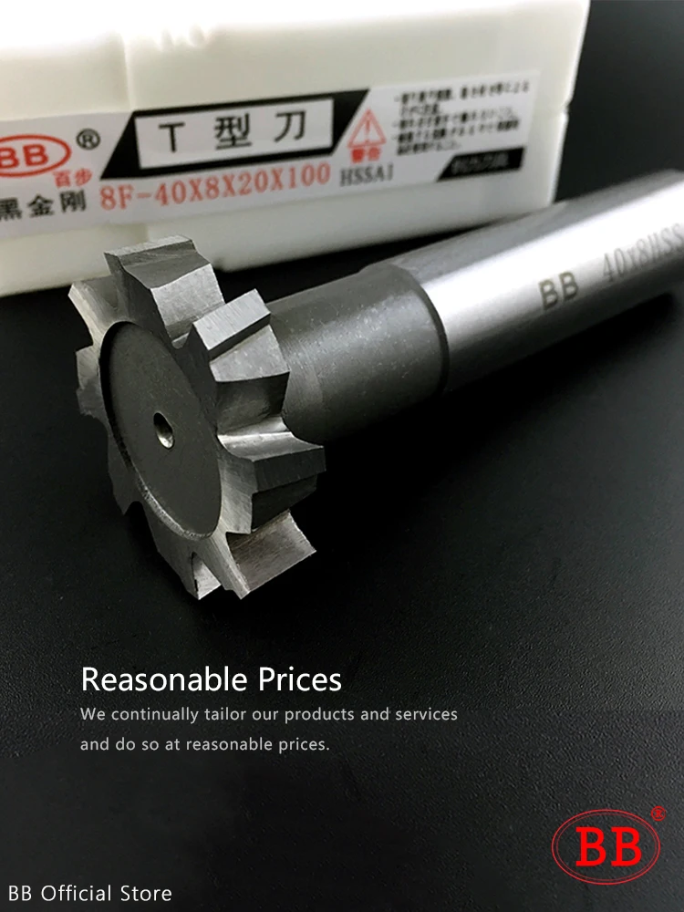BB T Slot Milling Cutter for Metal HSS Woodruff Key Seat Router Bit Thickness 1-12mm Diameter 8-50mm - Image 3