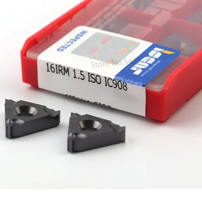 16erm 16irm 11irm 1.0iso 1.25iso 1.5iso 2.0iso 2.5iso 3.0iso ic908 inserções de carboneto cnc torno lâmina rosca torneamento ferramentas cortador