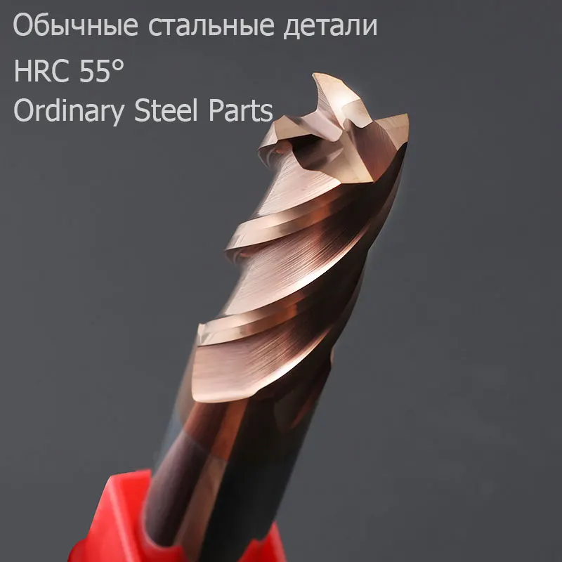 Milling Cutter Alloy Coating Tungsten Steel Tool Maching Hrc55 Endmill Milling Cutter Kit Milling Machine Tools cnc Router Bits - Image 2