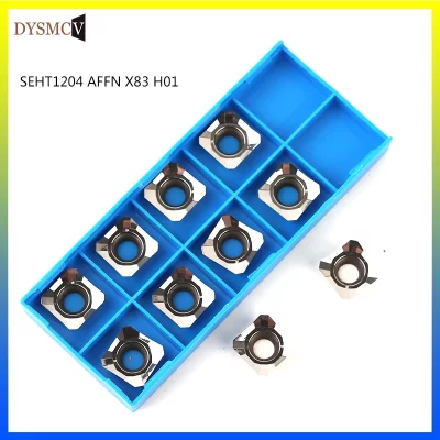10pcs SEHT1204 AFFN X83 H01 carbide milling tool insert SEHT 1204 face mill SEHT1204AFFN lathe milling CNC tools milling cutter