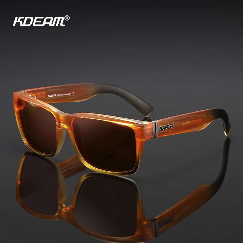 KDEAM Revamp Of Sport Men Sunglasses Polarized Shockingly Colors Sun Glasses Outdoor Driving Photochromic Sunglass With Box - Image 5