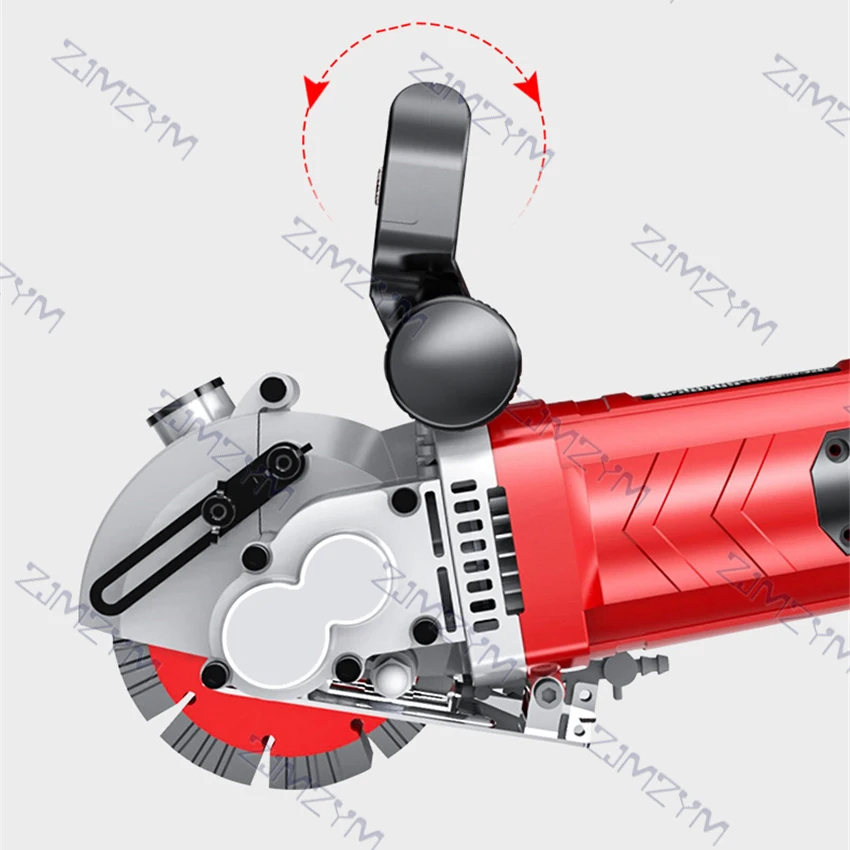 KCJ-001 220V Caçador de parede elétrico Guia a laser portátil Máquina de entalhe para parede de tijolo/béton Ferramenta de corte profissional de ranhuras - Image 4