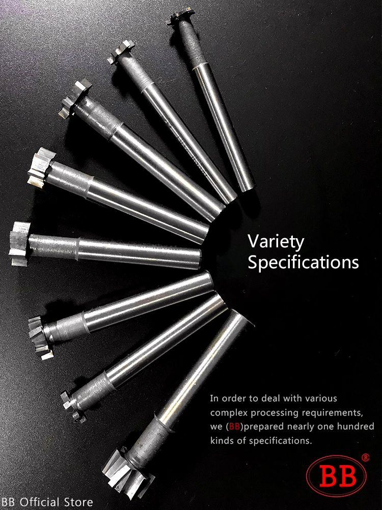 BB T Slot Milling Cutter for Metal HSS Woodruff Key Seat Router Bit Thickness 1-12mm Diameter 8-50mm - Image 4
