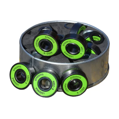 Rolamentos de skate premium pro longboard rolamentos ABEC-9 com caixa de armazenamento rolamentos de aço roda de rolo de skate