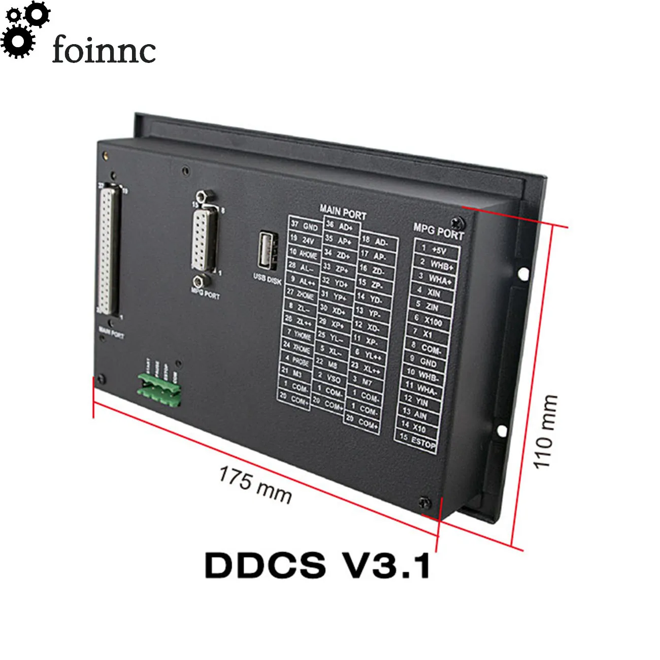DDCSV3.1 CNC offline Motion Control System, Motor Motion Controller, Metal Habitação, em vez de Mach3 - Image 3