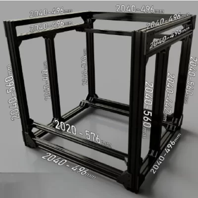 BLV-3D Printer Cube Frame Kit, Kit De Hardware DIY, CR10, Quadro BLV
