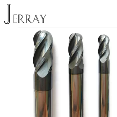 Fresas de moagem espiral, 6mm,8mm,10mm, 12mm, hrc45 de carboneto sólido, 4 sulcos, pontas do nariz, ferramentas de fresa, brocas de roteador cnc