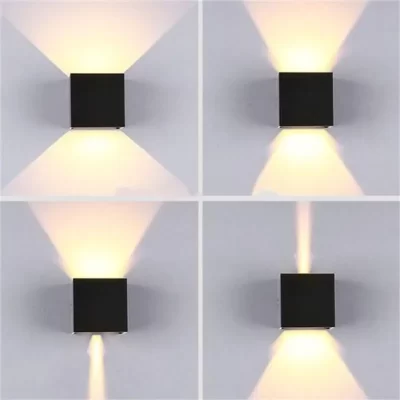 6w 12w conduziu a luz de parede ao ar livre à prova dip65 água ip65 varanda jardim lâmpada parede arandela varanda terraço decoração lâmpada iluminação