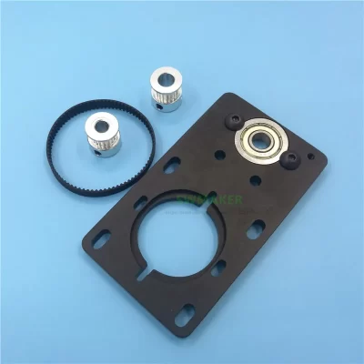 Shapeoko 2 CNC mill machine part Z Axis Motor Plate Aluminum plate with Flange bearing 608zz for X-Carve Z axis