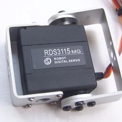 1XOriginal factory Robot servo 15kg RDS3115 metal gear digital servo arduino servo with Long and Short Straight U