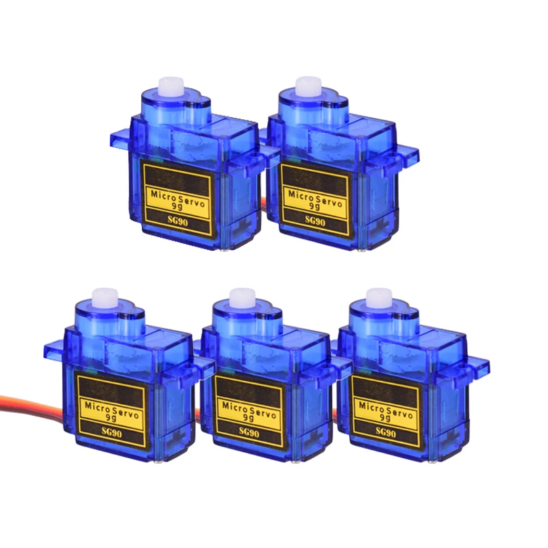 5pcs/lot SG90 9G Micro Servo Motor For Robot 6CH RC 250 450 Helicopter Airplane Glider mini Car - Image 4