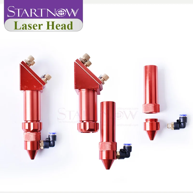 CO2 Laser Air Nozzle Jet & CO2 Laser Head Holder With Focus Lens Set and 25mm Mirror Mount For Laser Machine Hardware Tools - Image 6