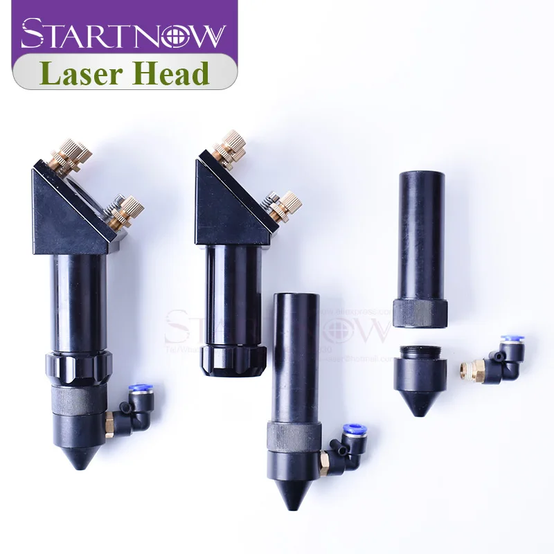 CO2 Laser Air Nozzle Jet & CO2 Laser Head Holder With Focus Lens Set and 25mm Mirror Mount For Laser Machine Hardware Tools - Image 5
