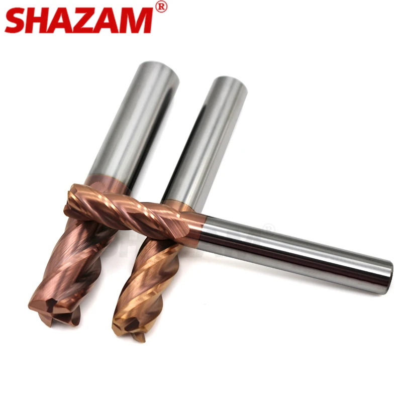 Milling Cutter Alloy Coating Carbide Steel Tool Cnc Hrc55 Corner Roughing Metal Milling Cutter Kit Top Milling Machine Endmil - Image 3