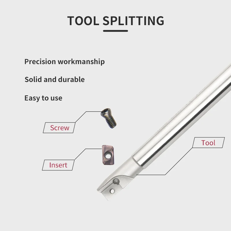 BAP 300R milling cutter Roughing right angle milling CNC boring bar for APMT1135 milling blade Machining handle Milling Tool bar - Image 2
