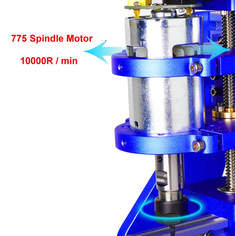 220V 110V Offline Control Aluminum CNC Router Engraver 1310 Desktop PCB Milling Cutter Machine Wood Carving Optional 500mW Laser - Image 5