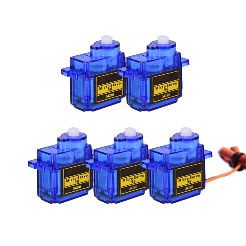 5pcs/lot SG90 9G Micro Servo Motor For Robot 6CH RC 250 450 Helicopter Airplane Glider mini Car - Image 3