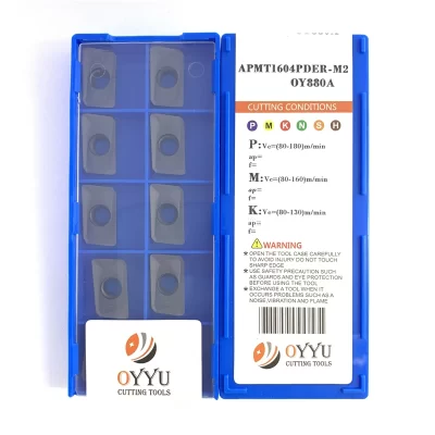 Oyyu APMT1135PDER-M2 APMT1604PDER-M2 oy880a carboneto de moagem inserções apmt 1135 1604 apmt1135 apmt1604 torno cortador ferramentas torneamento