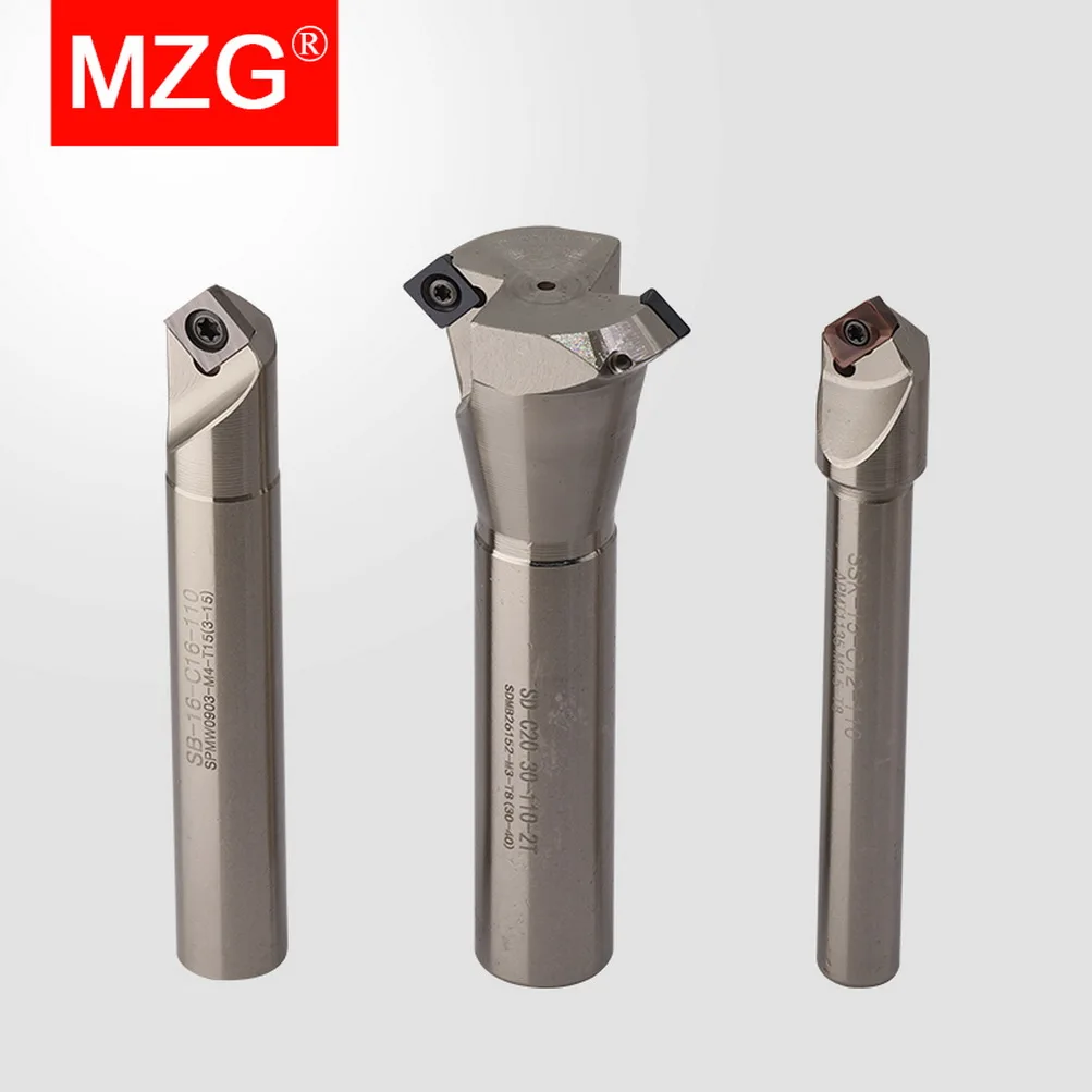 MZG SD 45 Degree Tungsten Steel CNC Lathe Milling Cutter Machine Clamp SDMB Carbide Inserts Holder End Mill Chamfering Tools - Image 4