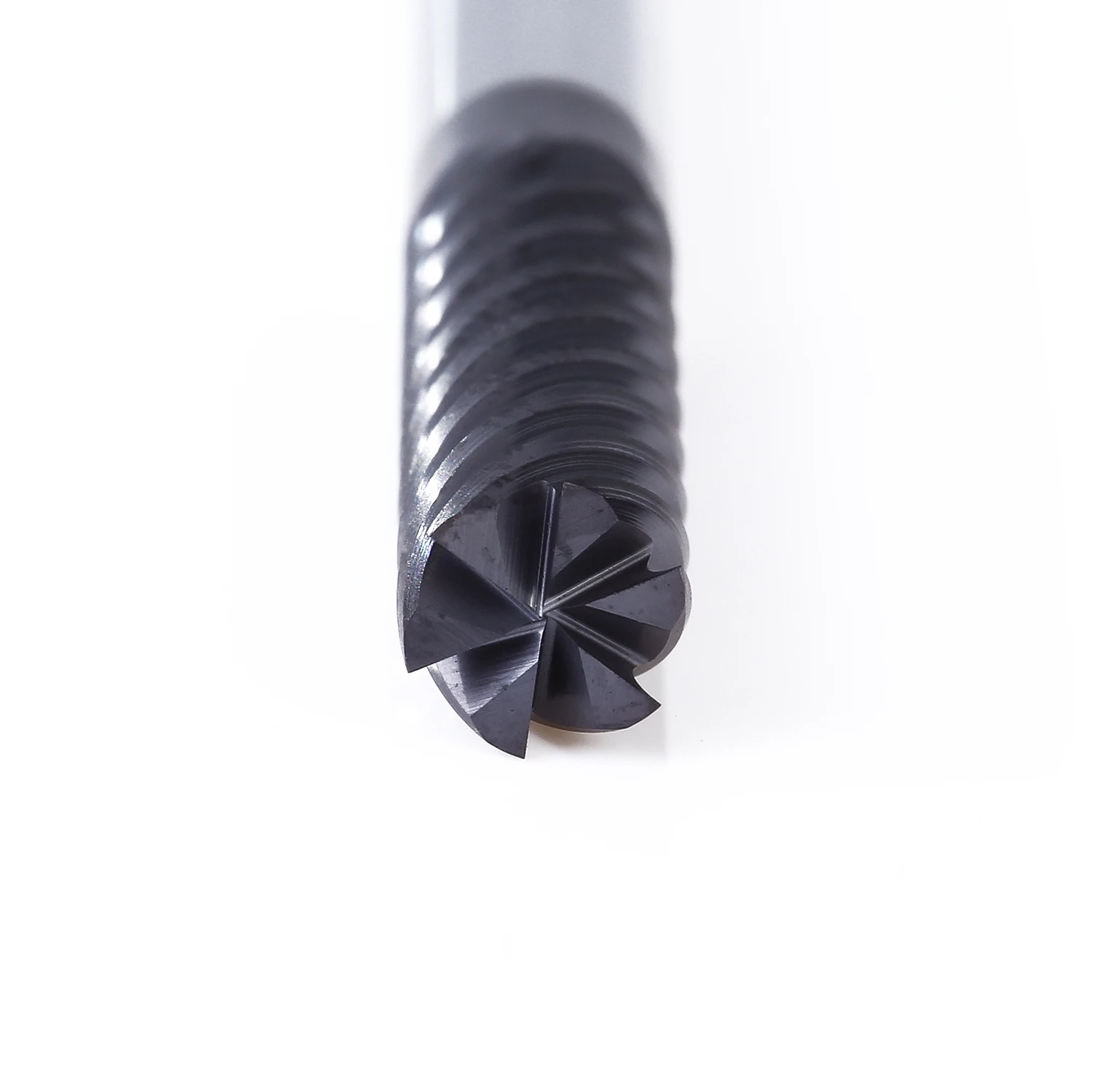 1pc GM-6E GM-6EL series solid carbide 6 flutes flattened end mills with straight shank and long cutting edge - Image 2