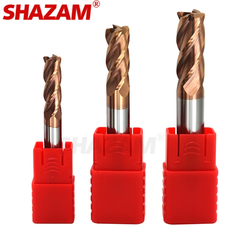 Milling Cutter Alloy Coating Carbide Steel Tool Cnc Hrc55 Corner Roughing Metal Milling Cutter Kit Top Milling Machine Endmil - Image 2