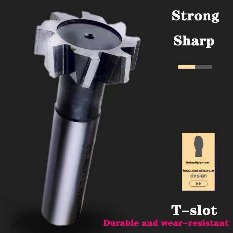 T Slot Milling Cutter For Metal HSS Woodruff Key Seat Router Bit Thickness 1-12mm Diameter 8-50mm - Image 3