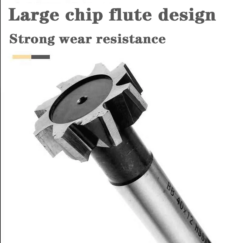 T Slot Milling Cutter For Metal HSS Woodruff Key Seat Router Bit Thickness 1-12mm Diameter 8-50mm - Image 5